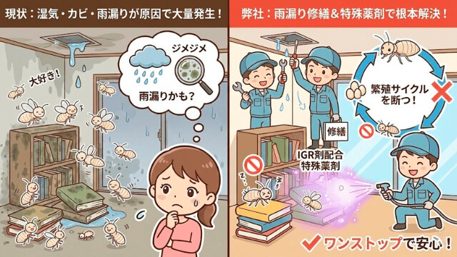 チャタテムシ駆除・対策の紹介