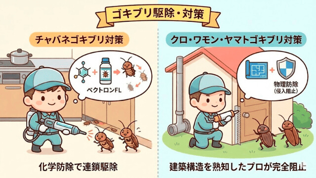 ゴキブリ駆除・対策の紹介