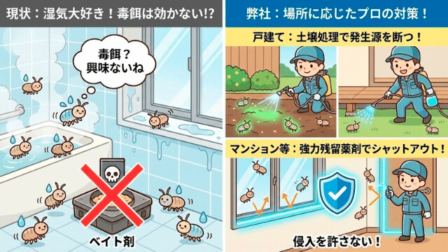 トビムシ駆除・対策の紹介