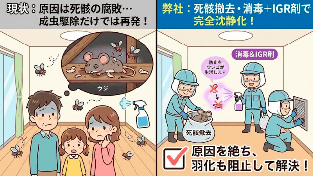 ニクバエ駆除・対策の紹介