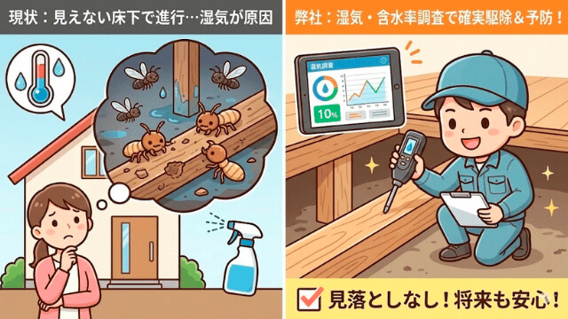 ヤスデ駆除・対策の紹介