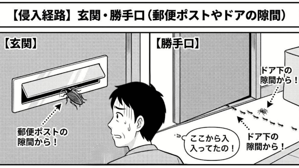 玄関や勝手口からの侵入を防ぐポイント