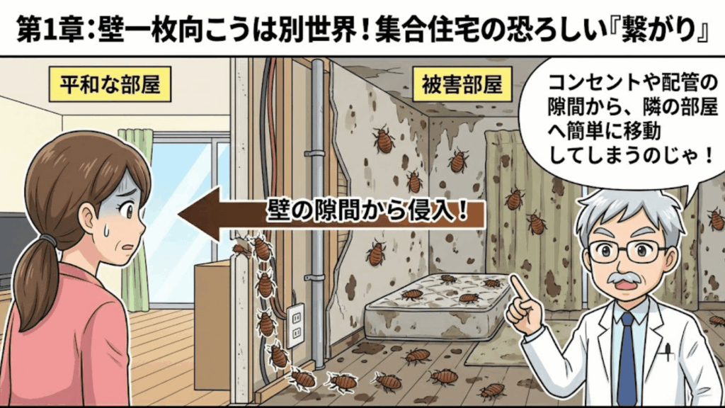 マンションのゴキブリ侵入リスク
