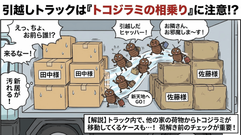 引越し時のトコジラミ侵入リスクと対策