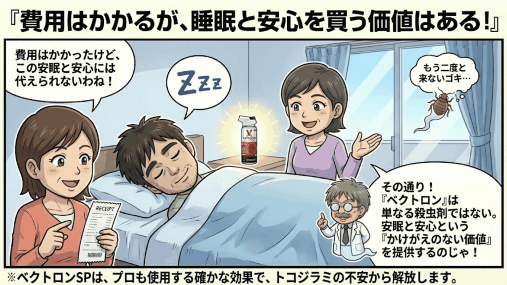 プロに依頼する費用と得られる安心感の比較