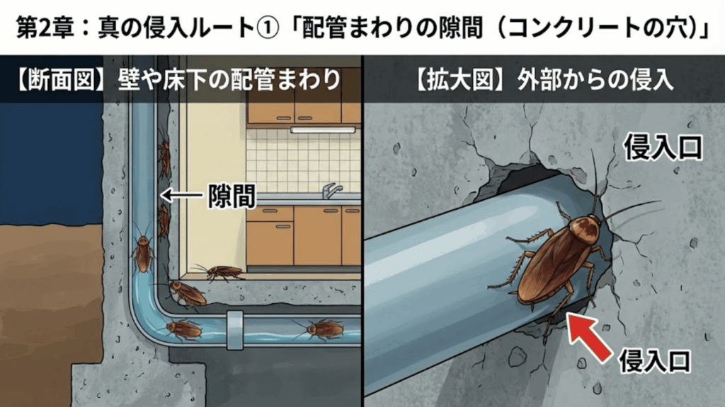 排水トラップの構造と封水の役割