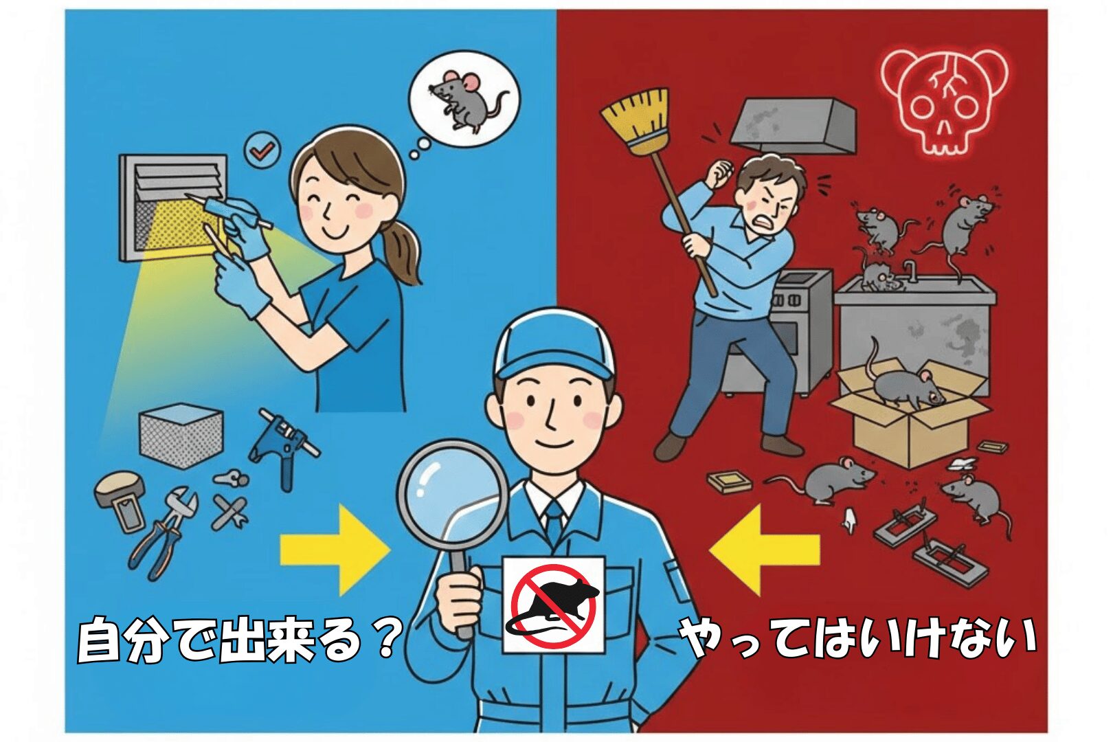 ネズミ駆除業者