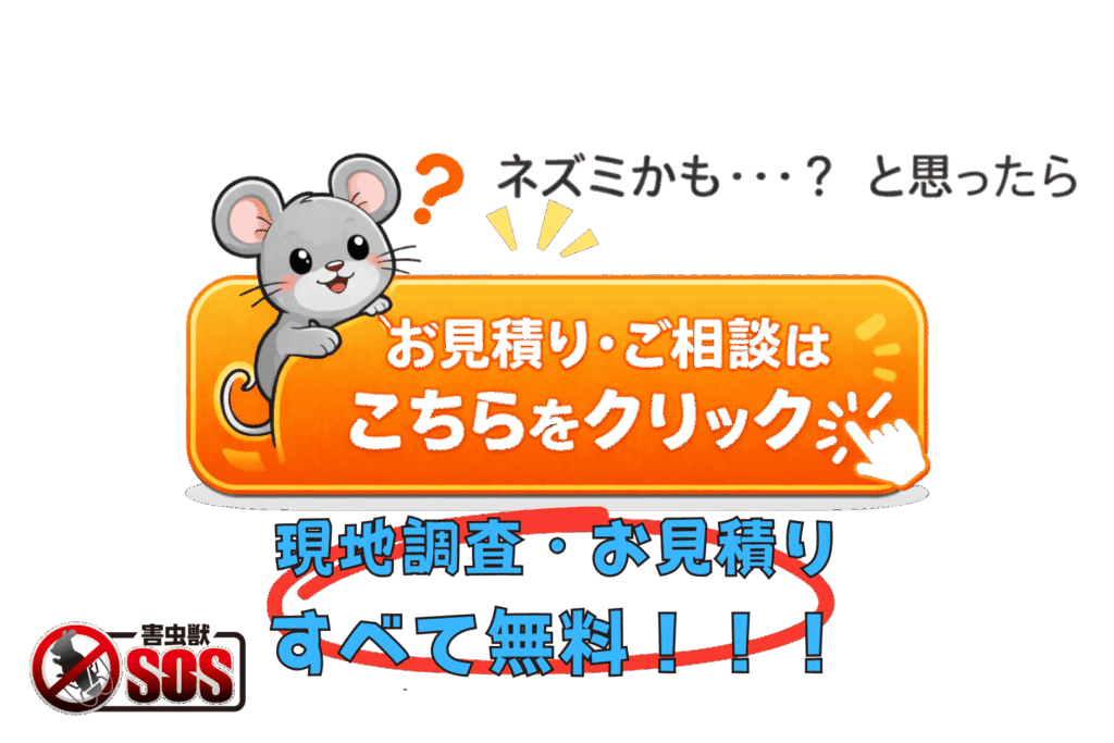 ネズミかもと思ったらのイラスト