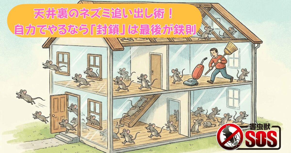 天井裏のネズミ　アイキャッチ画像