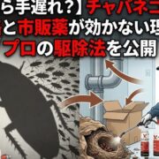 チャバネが１匹いたら手遅れのイラスト