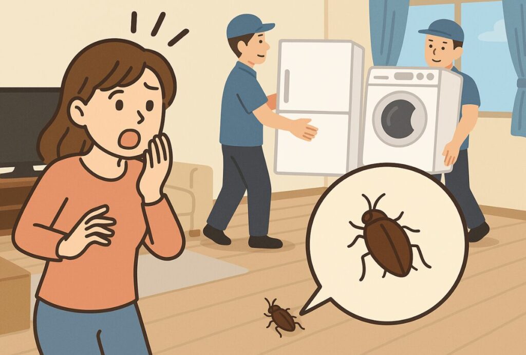 新居でゴキブリを見つけたら