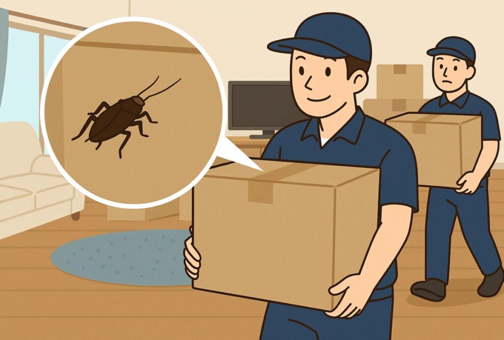 荷物　ゴキブリ　持ち込み