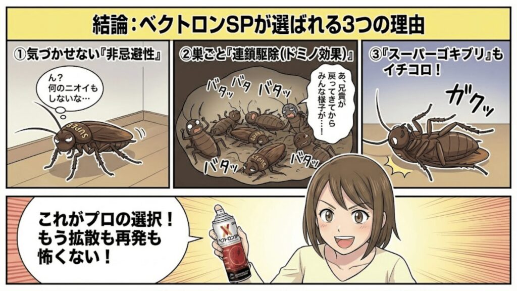 ベクトロンSPが選ばれる理由