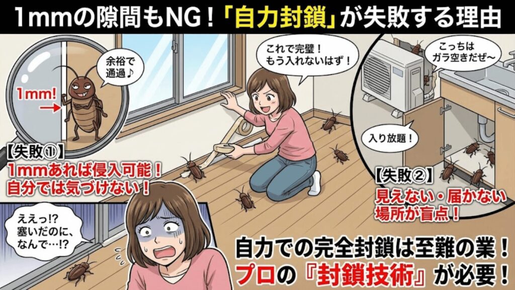 自力封鎖が失敗する理由