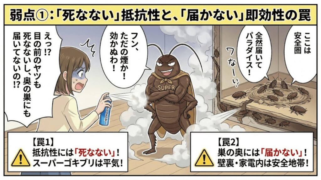 抵抗性と即効性の罠